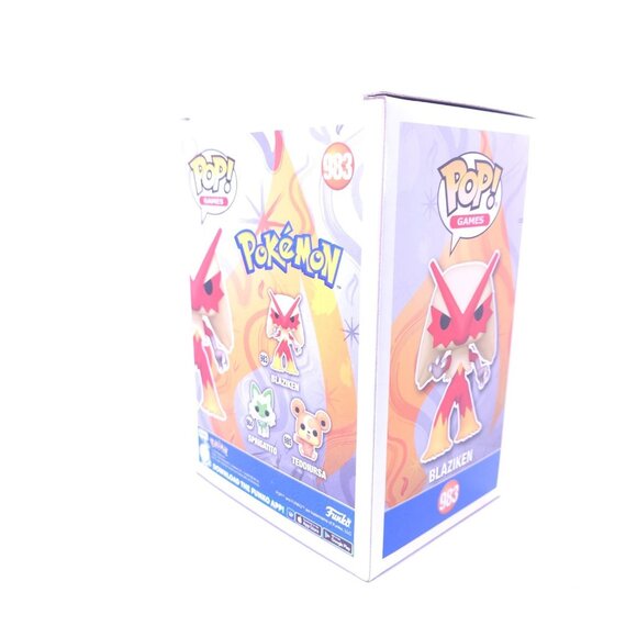 Funko Pop Pokémon Blaziken 983 Games Vinyl Figure Toy New Sealed Near Mint - Picture 6 of 11
